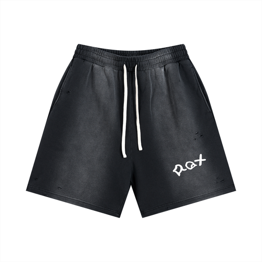 Sun Fade Distressed Shorts