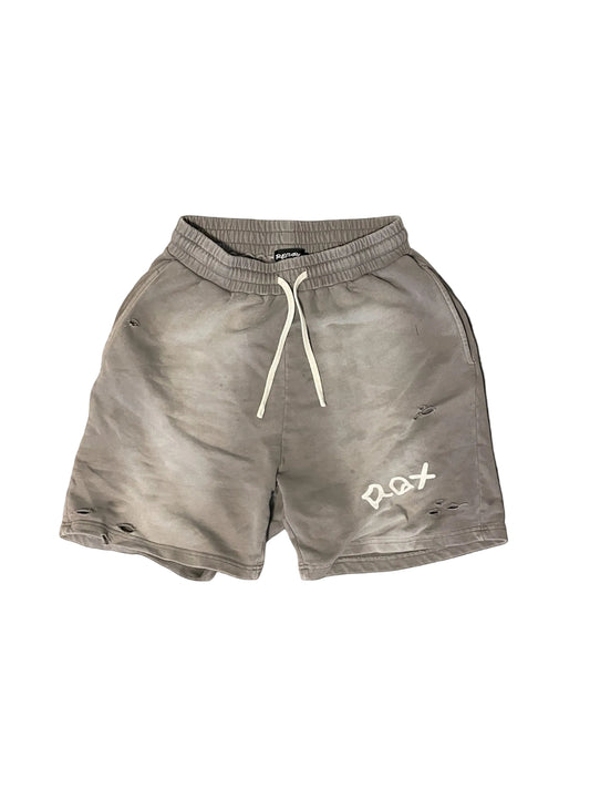 Sun Fade Distressed Shorts