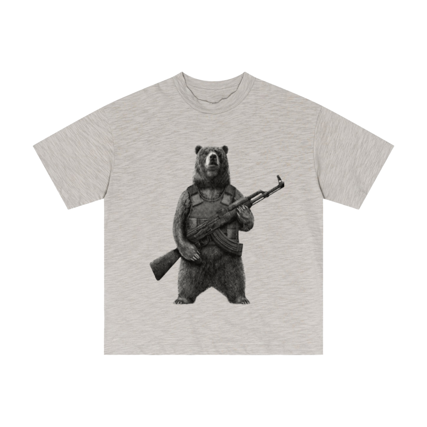 Lightweight Slub Cotton Plain T-Shirt
