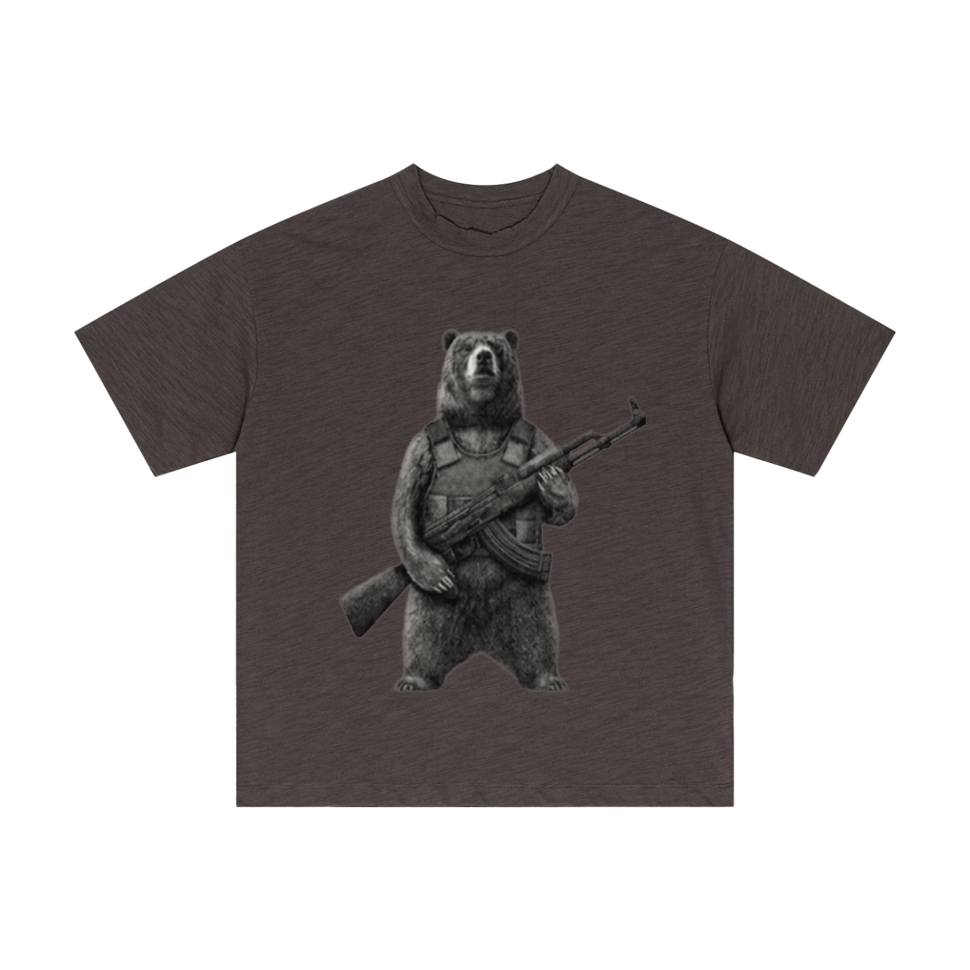 Lightweight Slub Cotton Plain T-Shirt