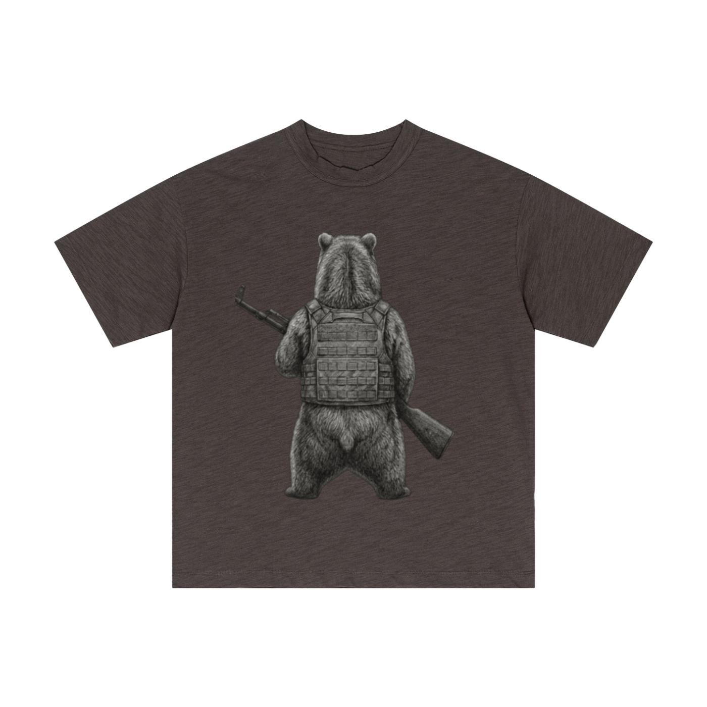 Lightweight Slub Cotton Plain T-Shirt